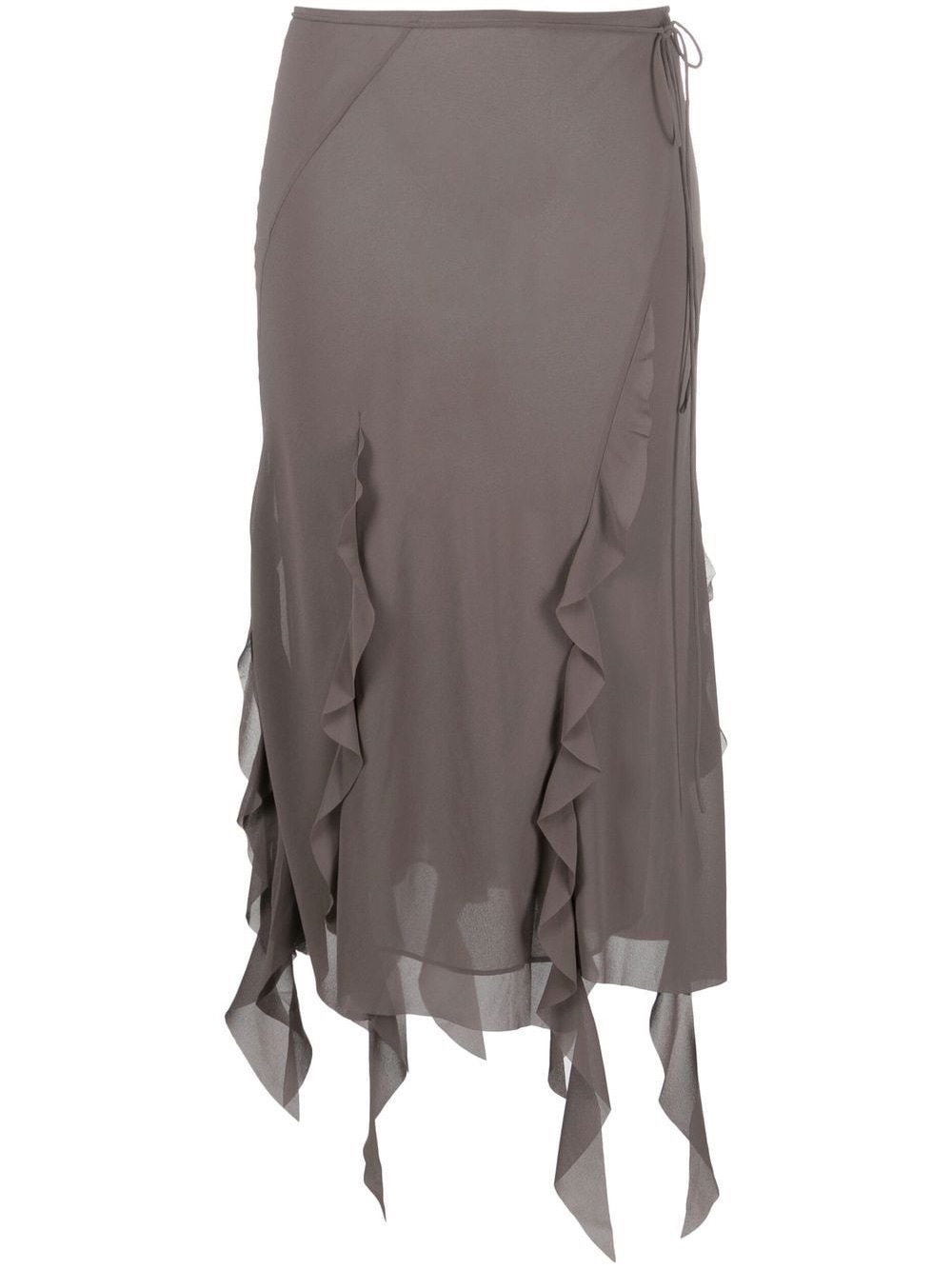 Acne Studios Ruffle Midi Skirt